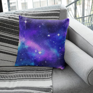 Stars Shining Bright in the Night Sky Cushion