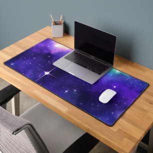 Stars Shining Bright in the Night Sky Desk Mat
