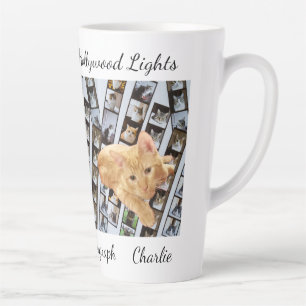 Stars Shining Hollywood Cats Photo & Pattern, Mug