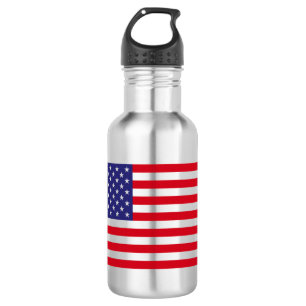 Stars & Sips USA Flag Water Bottle