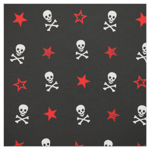 Stars & Skulls & Crossbones Fabric