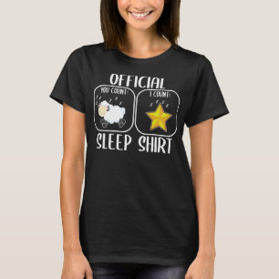 Stars sleep shirt counting sheep