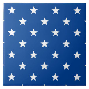 Stars Spangled Banner Stars Ceramic Tile