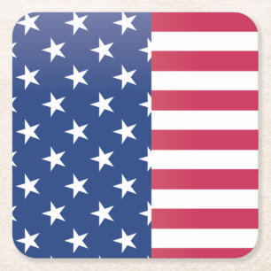 Stars & Stripes, 4th of July Coaster