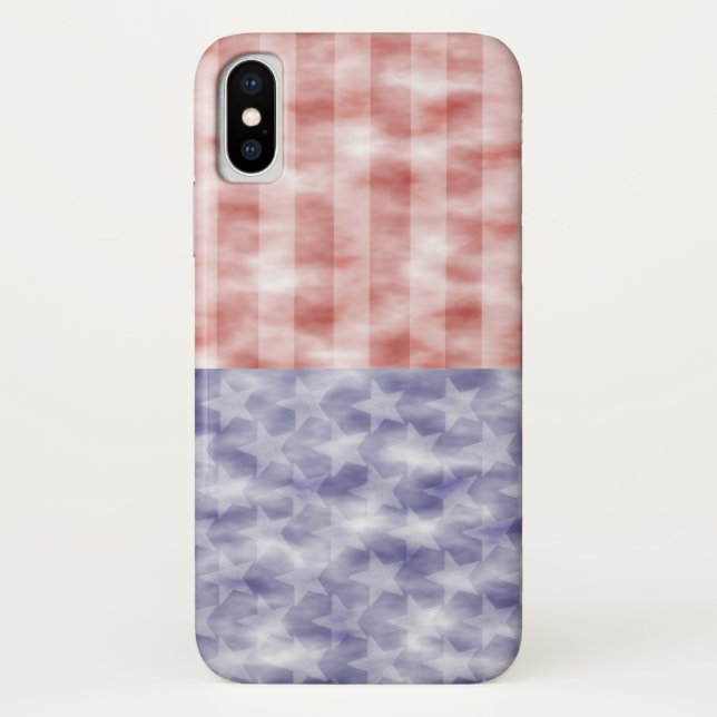 Stars & Stripes American Flag iPhone Case (Back)