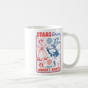 Stars Stripes & Woman Rights 4th Of July Groov Coffee Mug
