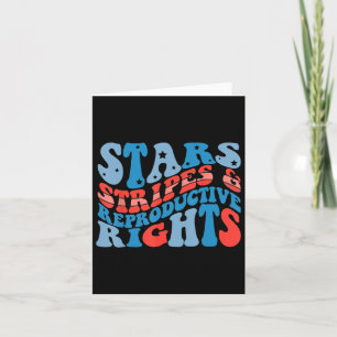 Stars Stripes And Equal Rights 4th Of July Women's Card