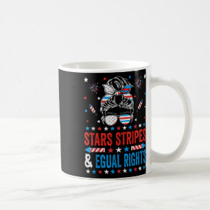 Stars Stripes And Equal Rights 4th Of July Womens Coffee Mug