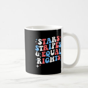 Stars Stripes And Equal Rights 4th Of July Women's Coffee Mug