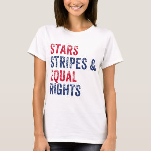 Stars Stripes And Equal Rights 4th Of July Women's T-Shirt