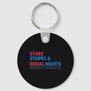Stars Stripes And Equal Rights Women Rights 4th Of Key Ring
