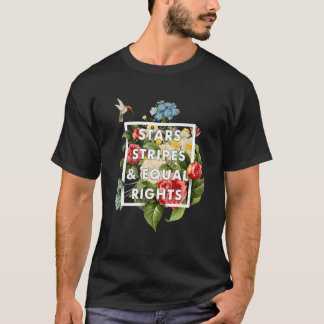 Stars Stripes And Equal Rights Women's Rights Femi T-Shirt