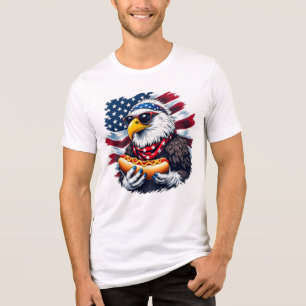 Stars, Stripes, and Sizzling Bites Tri-Blend Shirt