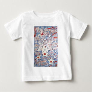 Stars & Stripes Angel Baby T-Shirt