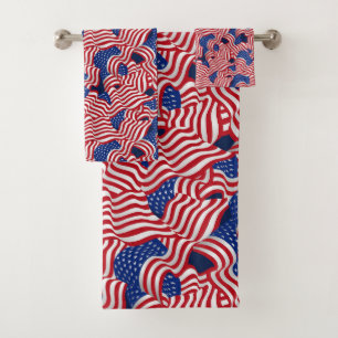 Stars & Stripes Celebration Bath Towel Set