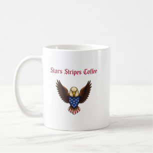 Stars Stripes Coffee Patriotic American Brew Mug
