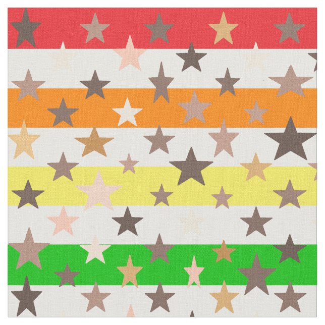 Stars & Stripes!  Fabric (Close Up)