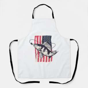 Stars & Stripes Fishing Glory Apron