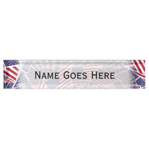 Stars & Stripes Forever Nameplate