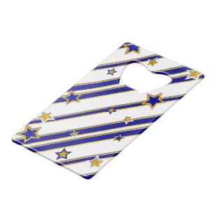 Stars & Stripes Pattern gold blue + your ideas