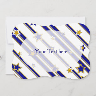 Stars & Stripes Pattern gold blue + your ideas
