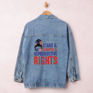 Stars Stripes Reproductive Rights Denim Jacket