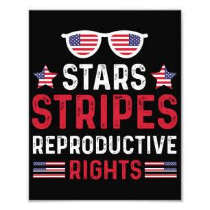 Stars Stripes Reproductive Rights Photo Print