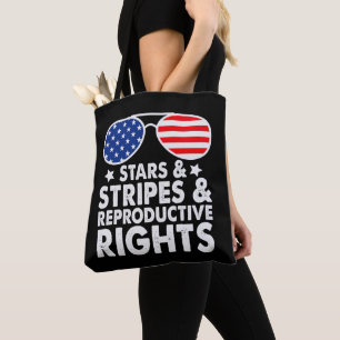 Stars Stripes Reproductive Rights Tote Bag