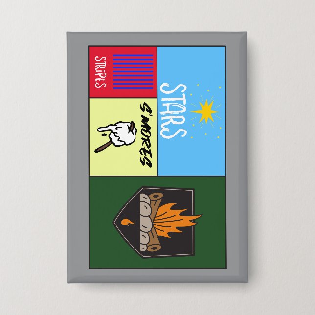 stars stripes s'mores American camping (Front)