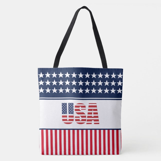 Stars & Stripes Tote Bag (Front)