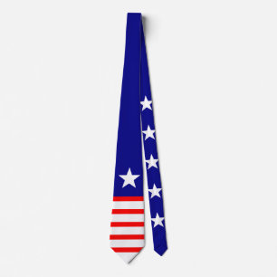 Stars & Stripes white red + your backgr. & ideas Tie
