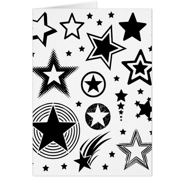 Stars Tattoos black + your ideas (Front)