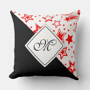 Stars Tattoos red + your ideas Cushion