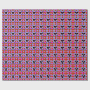 Stars Tulips Wrapping Paper