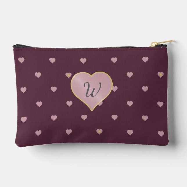 Stars Within Hearts on Port Accessory Pouch (Back)