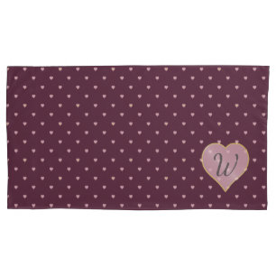 Stars Within Hearts on Port Pillow Case