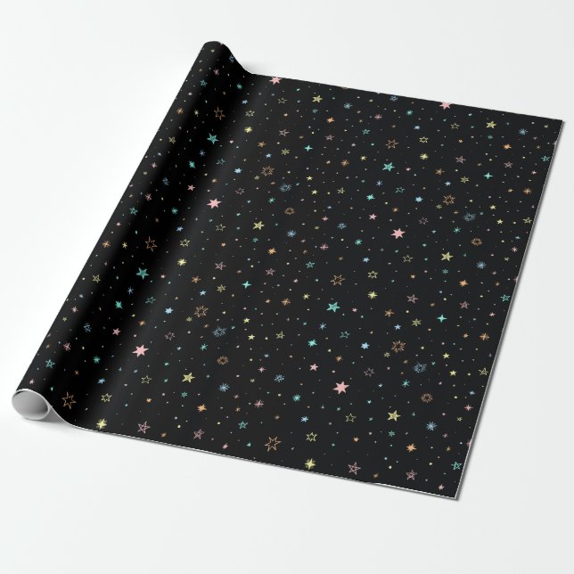 Stars Wrapping Paper (Unrolled)