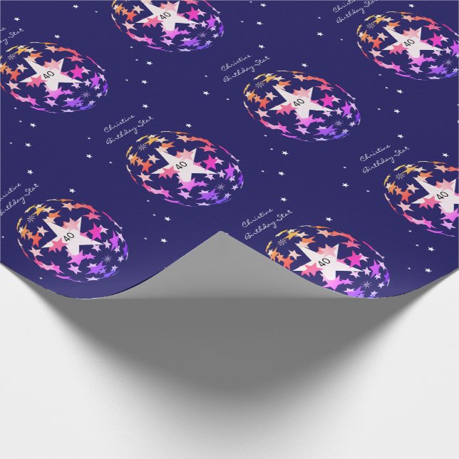 Stars Wrapping Paper (Corner)