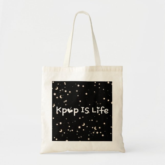 Stars x K-pop Is Life Tote Bag (Front)