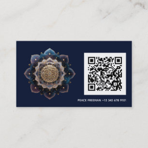 Starseed Geometry Mandala Design Business Card