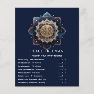 Starseed Geometry Mandala Design Flyer