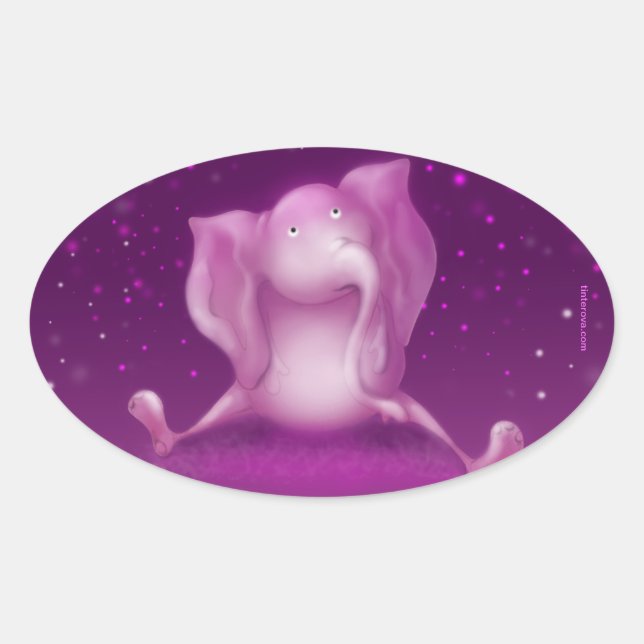 Starshine Elephant Sticker (Front)