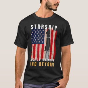Starship Boca Chica Starbase A Falcon 9 Starship T-Shirt