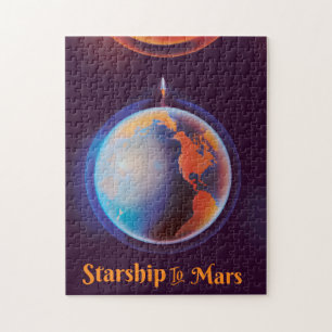 Starship to Mars Jigsaw Puzzle