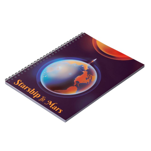 Starship to Mars Notebook (Left Side)