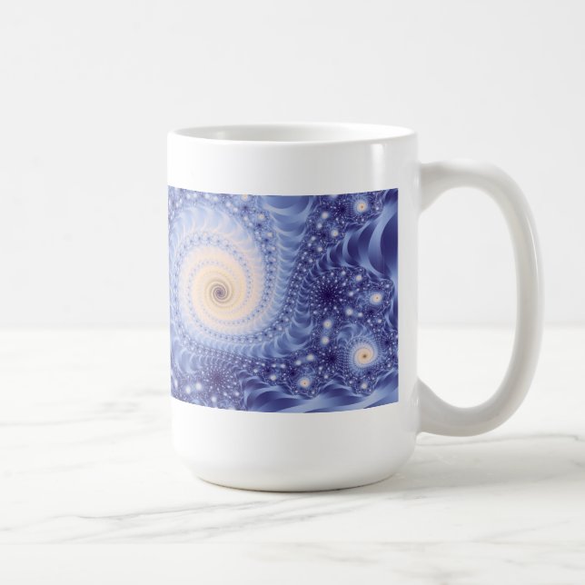 Starstorm Spiritual Abstract Fine Art Fractal Coffee Mug (Right)
