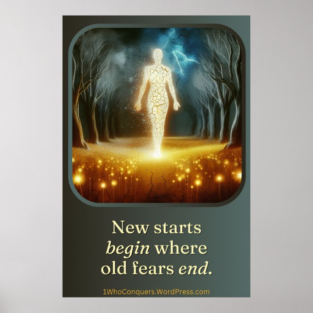 Start Again, Shine Brighter Poster (Front)