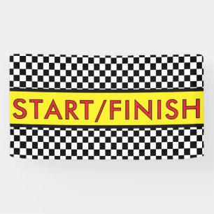 START/ finish Racing running Banner
