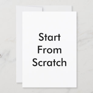 Start From Scratch