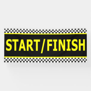Start Line Finish Line Banner